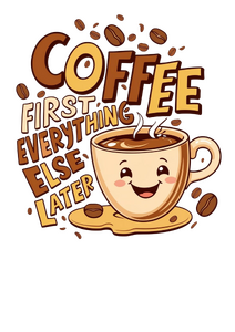 Coffee first